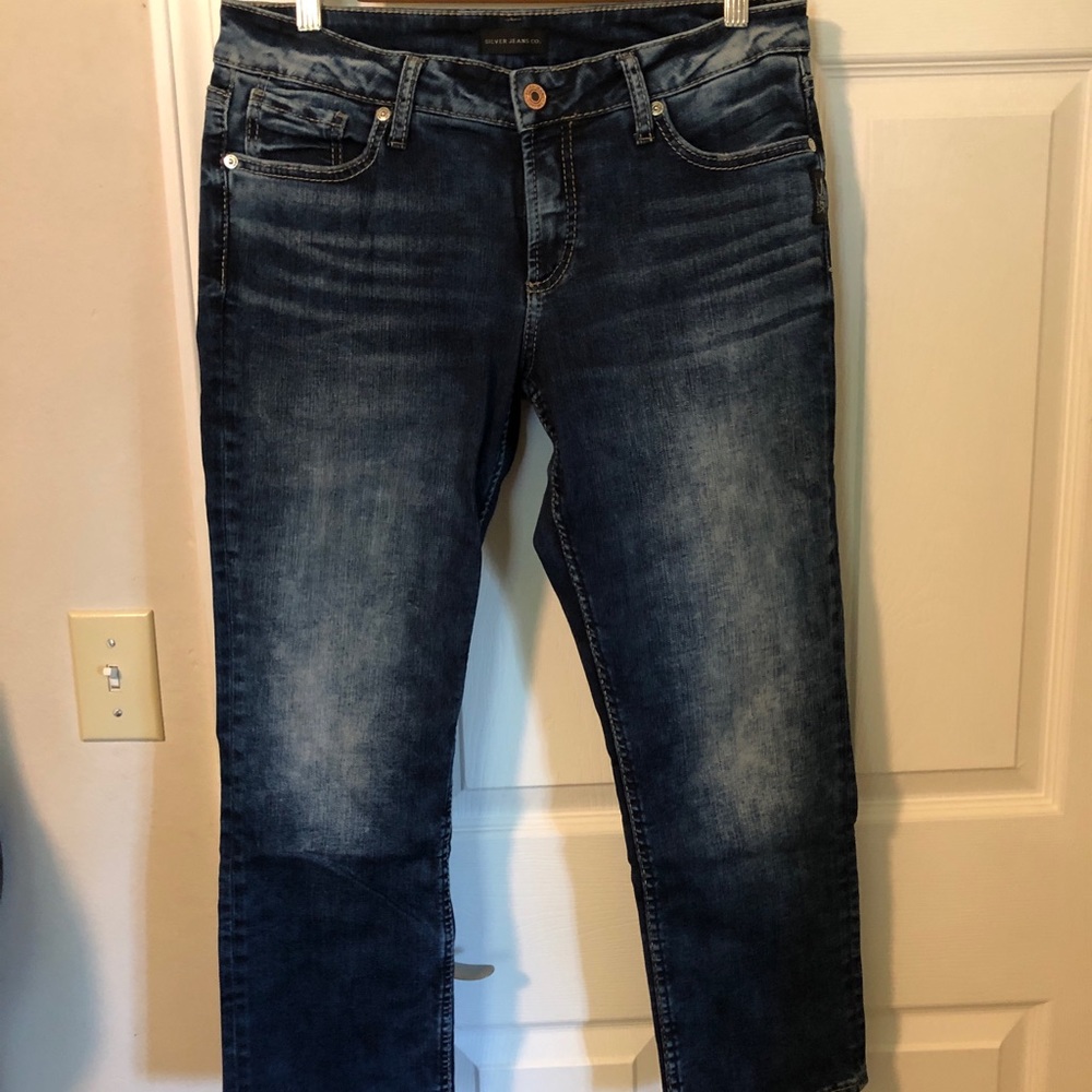 Silver Suki Capri Sz 31